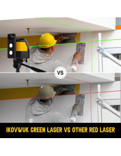 Nivel Láser Autonivelante IKOVWUK MV-02 Verde 1200 mAh 2