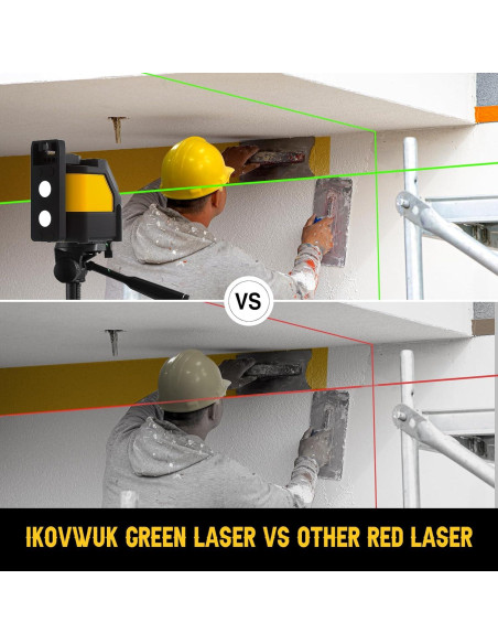 Nivel Láser Autonivelante IKOVWUK MV-02 Verde 1200 mAh