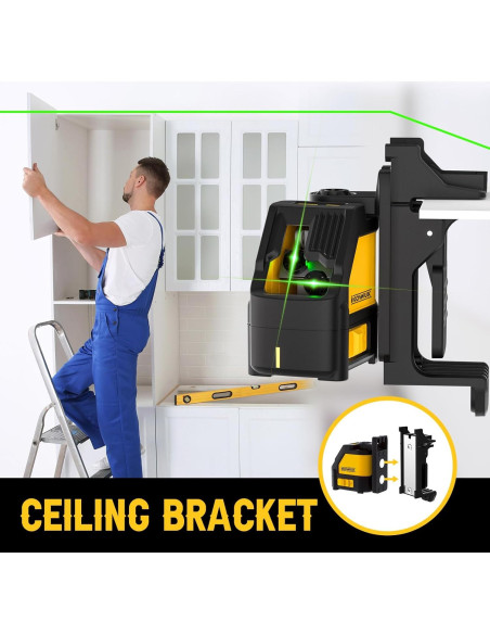 Nivel Láser Autonivelante IKOVWUK MV-02 Verde 1200 mAh