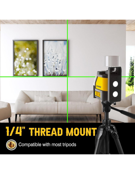 Nivel Láser Autonivelante IKOVWUK MV-02 Verde 1200 mAh