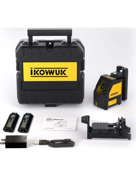 Nivel Láser Autonivelante IKOVWUK MV-02 Verde 1200 mAh
