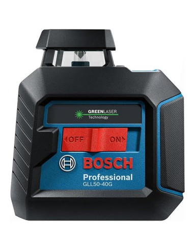Láser de Línea Cruzada Bosch GLL50-40G Autonivelante 360 Verde