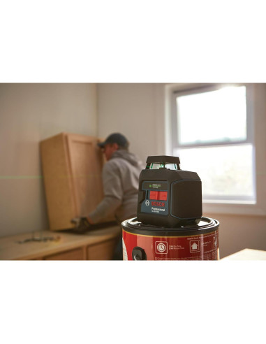 Láser de Línea Cruzada Bosch GLL50-40G Autonivelante 360 Verde