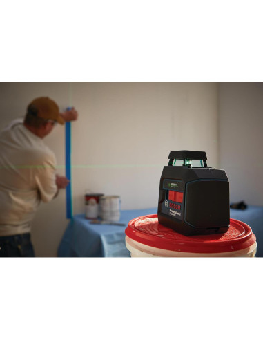 Láser de Línea Cruzada Bosch GLL50-40G Autonivelante 360 Verde