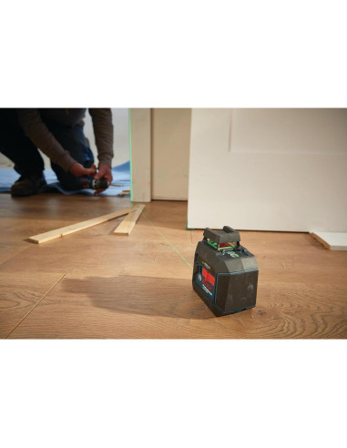 Láser de Línea Cruzada Bosch GLL50-40G Autonivelante 360 Verde