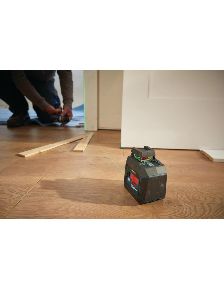 Láser de Línea Cruzada Bosch GLL50-40G Autonivelante 360 Verde