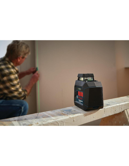 Láser de Línea Cruzada Bosch GLL50-40G Autonivelante 360 Verde