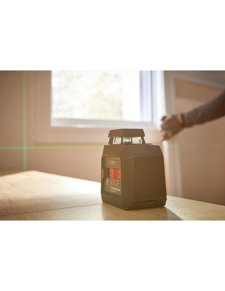 Láser de Línea Cruzada Bosch GLL50-40G Autonivelante 360 Verde