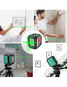 Nivel Láser Autonivelante Verde HYCHIKA 15.24m Interior/Exterior 2