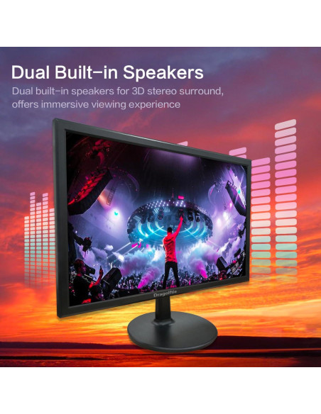 Monitor de 19" LED HD 1440x900 con altavoces y VESA