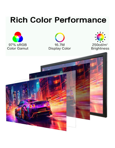 Monitor de 19" LED HD 1440x900 con altavoces y VESA