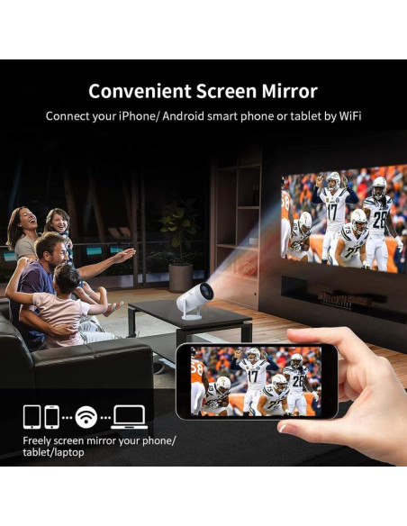 Proyector Mini PSYKI 16000L 4K Android 11 Wifi 6 Bluetooth Proyector Mini PSYKI 16000L 4K Android 11 Wifi 6 Bluetooth