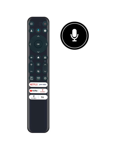 Control Remoto de Voz ECONTROLLY RC813-FMB1 Compatible TCL