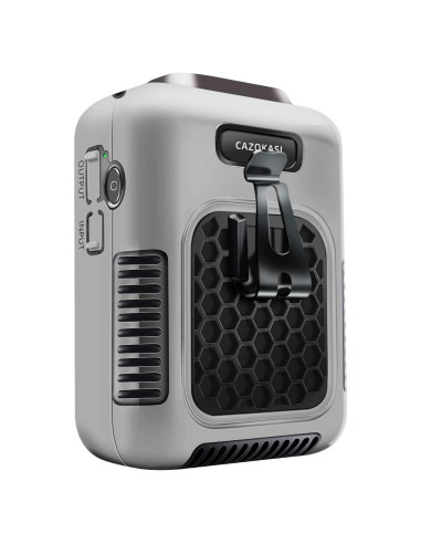 Ventilador Portátil CAZOKASI G60 Clip de Cintura 6000mAh Gris