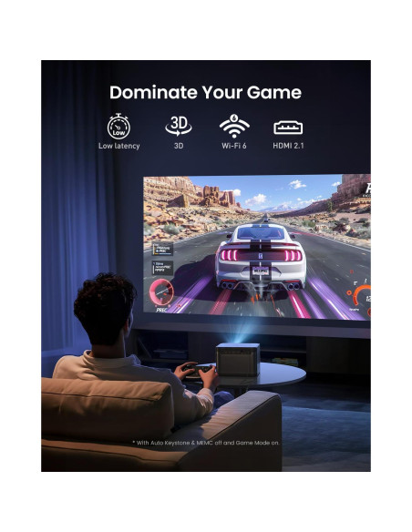 Proyector Láser 4K Dangbei DBOX02, 2450 lúmenes, WiFi, 3D Proyector Láser 4K Dangbei DBOX02, 2450 lúmenes, WiFi, 3D