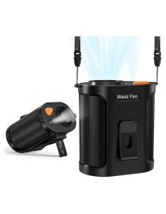 Ventilador de Cintura Portátil Rychi GF01 5-en-1 con Neblina