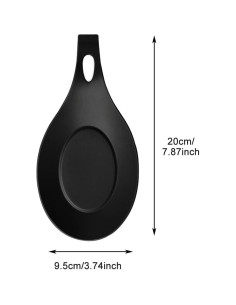 Paquete de 3 Soportes de Cuchara de Silicona Jeukwud 2