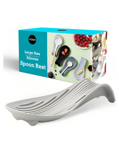 Soporte de Cuchara de Silicona IYOOH Antideslizante 12x6.5 cm
