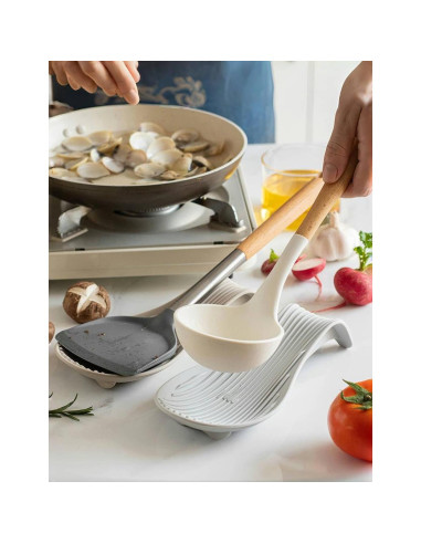 Soporte de Cuchara de Silicona IYOOH Antideslizante 12x6.5 cm