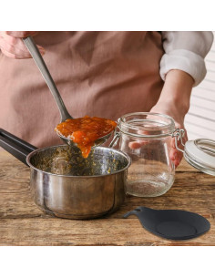 Soporte para Cucharas de Silicona iayokocc 3 Pcs Resistente al Calor 2