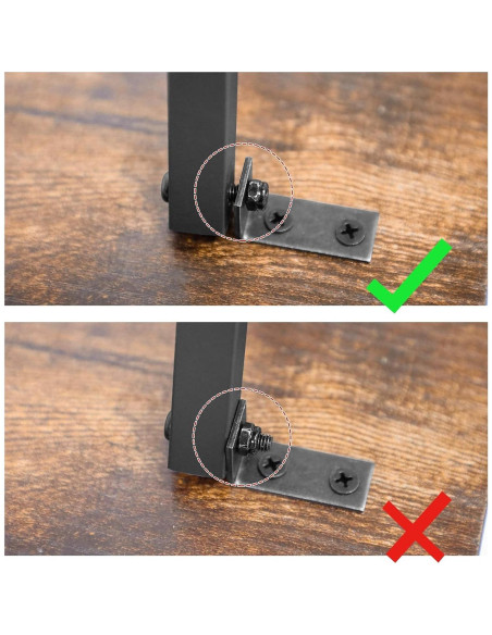 Juego de 2 Mesas Auxiliares HOOBRO Plegables 48x36 cm