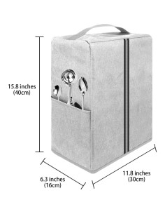 Cubierta de Polvo Kingshion para Máquina de Helados Ninja - Gris Claro 2