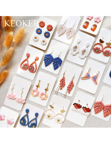 Cortadores de Arcilla de Polímero Keoker - 10 Formas Florales