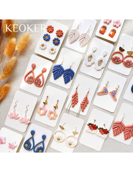 Cortadores de Arcilla de Polímero Keoker - 10 Formas Florales