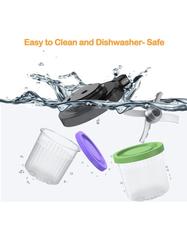 Recipientes Ninja Creamy 16oz Swantiara - Paquete de 4