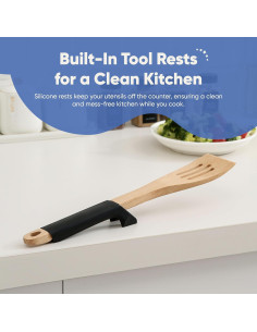 Juego de Utensilios de Cocina de Madera Chef's Path 5 Piezas 2