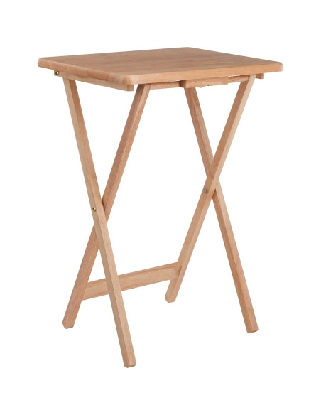 Juego de Mesas de Aperitivos Winsome Alex 2 Piezas Natural