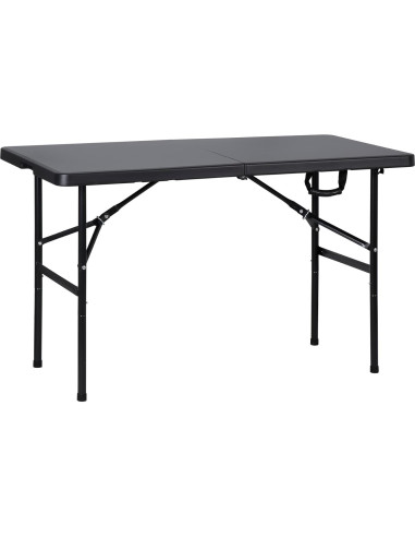 Mesa Plegable Saicool 4FT Negra para Eventos y Picnic