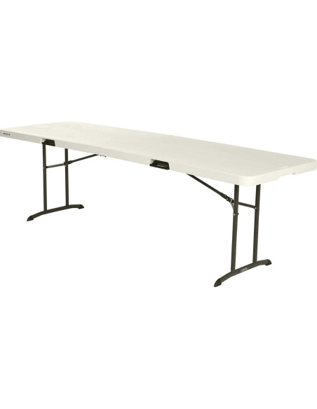 Mesa Plegable Comercial Lifetime 80882 2 Paquete 8 Pies Almendra