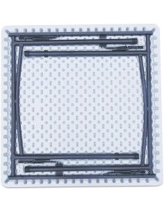 Mesa Plegable Cuadrada Alera 91x91 cm Blanca 2