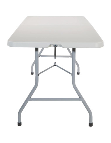 Mesa portátil plegable Office Star de resina 180x75 cm