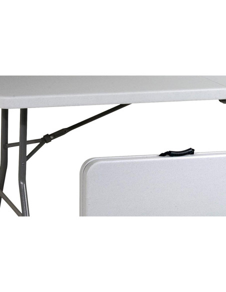 Mesa portátil plegable Office Star de resina 180x75 cm
