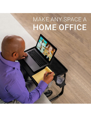 Mesa de TV Plegable Mesa-Mate II Ajustable Negra