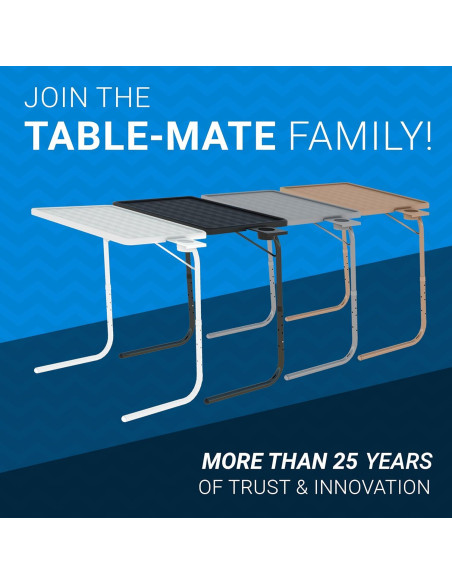 Mesa de TV Plegable Mesa-Mate II Ajustable Negra