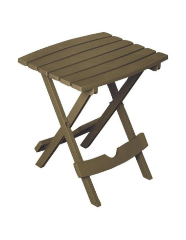 Mesa Lateral Plegable Adams 8500-09-3700 Resina Marrón