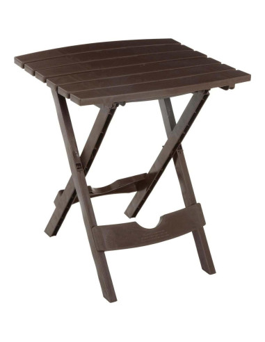 Mesa Lateral Plegable Adams 8500-09-3700 Resina Marrón