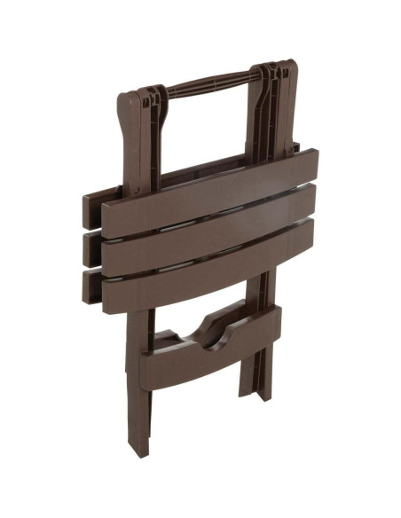 Mesa Lateral Plegable Adams 8500-09-3700 Resina Marrón