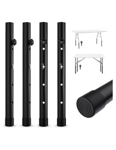 Extensiones de patas de mesa YUEYIN ajustables 4 niveles