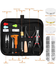 Kit de Fabricación de Joyas Audab con Herramientas y Accesorios 2