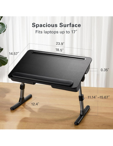 Escritorio de Cama Plegable HUANUO HNLD19 Ajustable