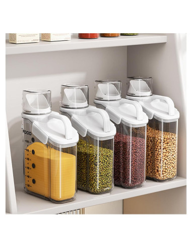 Contenedor de Almacenamiento de Cereal LANGMINGDE 2.8L