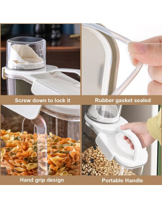 Contenedor de Almacenamiento de Cereal LANGMINGDE 2.8L 2