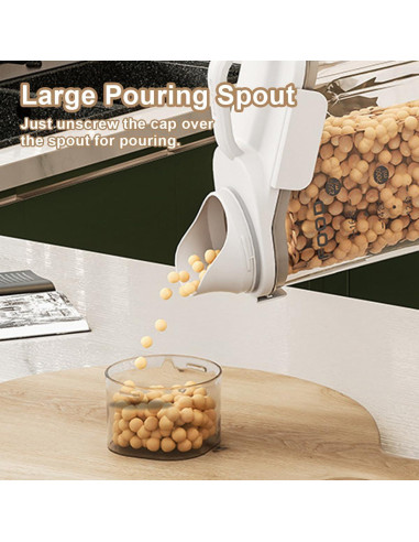 Contenedor de Almacenamiento de Cereal LANGMINGDE 2.8L