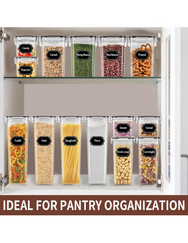 Conjunto 24 Contenedores Almacenamiento PRAKI Herméticos 2L