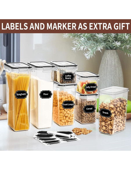 Conjunto 24 Contenedores Almacenamiento PRAKI Herméticos 2L