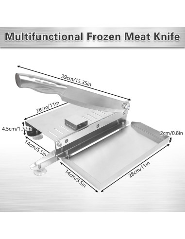 Cortador de Carne Manual Aetwhy de Acero Inoxidable 1.86 kg